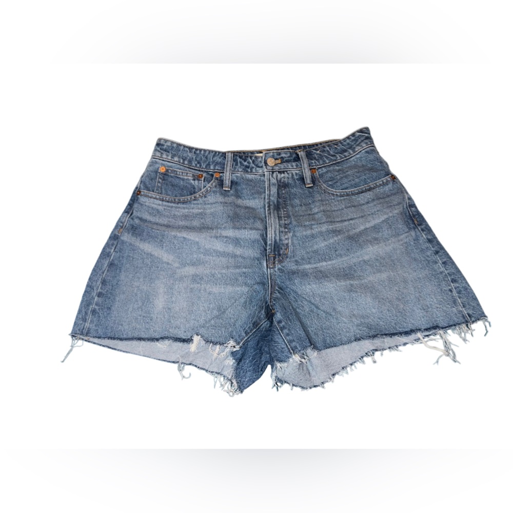 Madewell The Curvy Perfect Jean Short in Burnett Wash: TENCEL™ Denim Edition - Picture 5 of 8